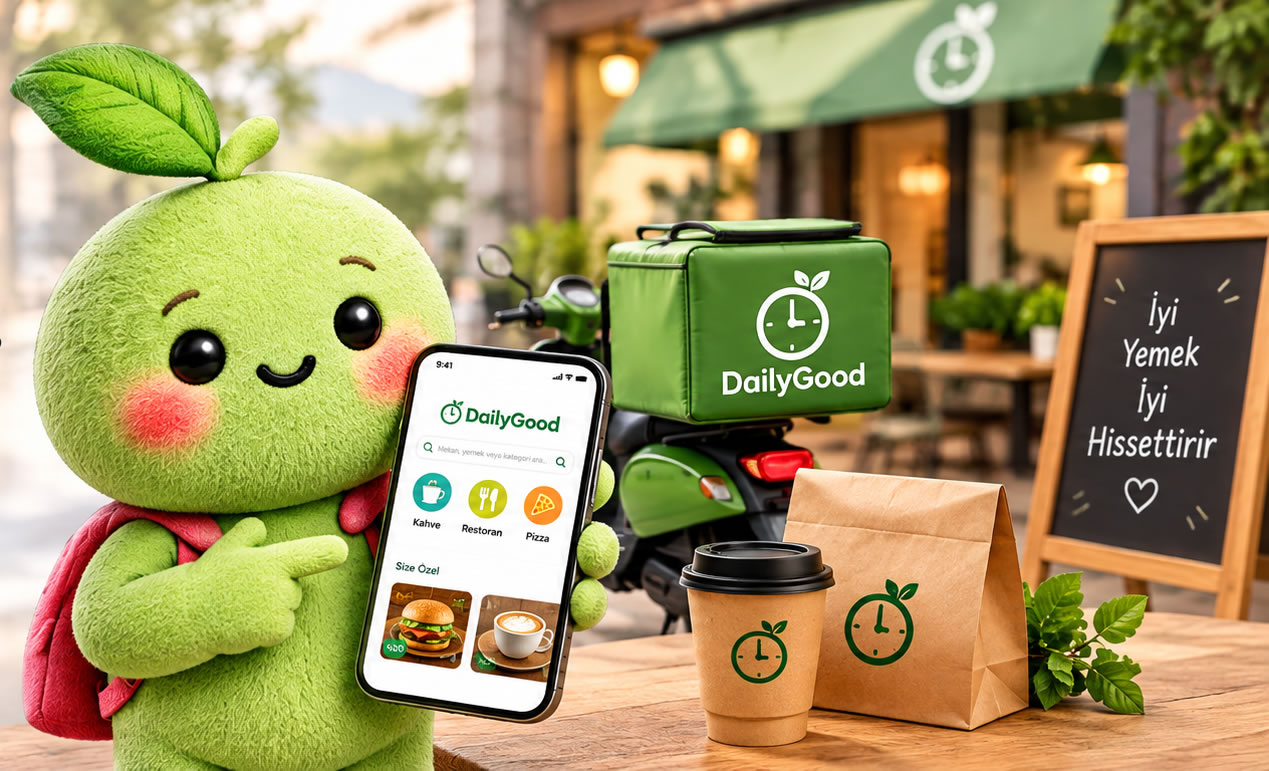 DailyGood mobil uygulama ekranı
